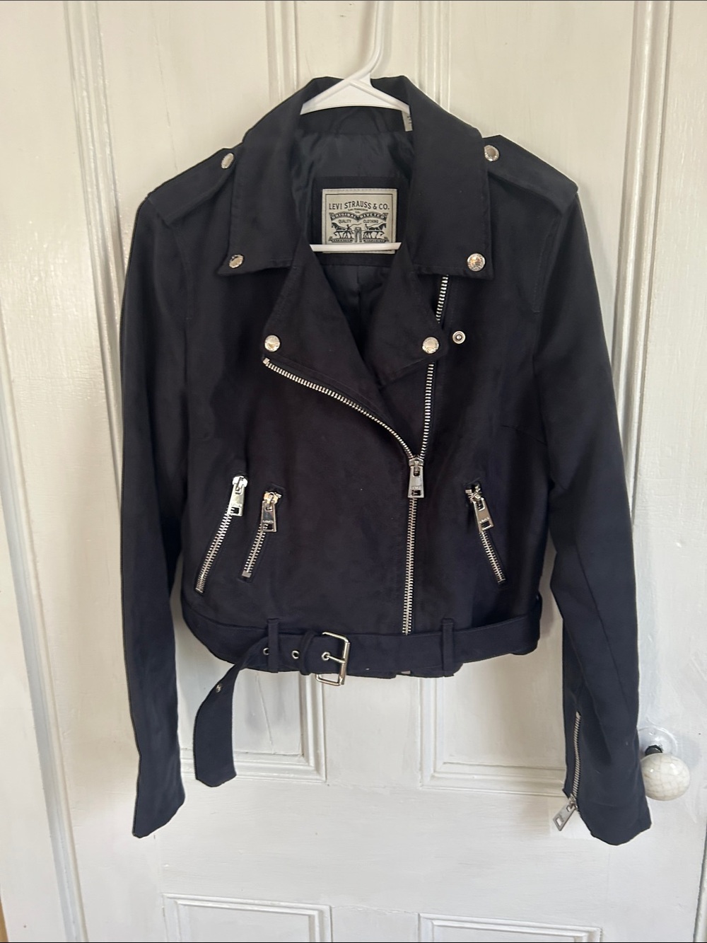 Levi's Navy Blue Women's Moto Jacket